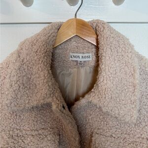 Knox Rose Cream Teddy Jacket